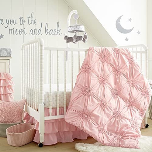 Set Cuna Levtex Baby Willow - Rosa - 5 Piezas