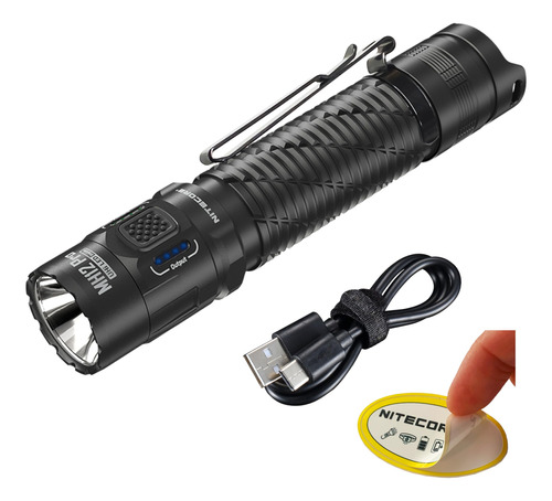 Nitecore Linterna Táctica Mh12 Pro, 3300 Lúmenes Usb-c Recar