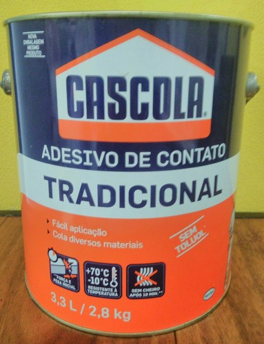 Imagem 5 de 6 de Cola Cascola Adesivo De Contato Placas Forrorama 3,3 Litro