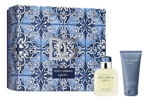 Kit Light Blue Pour Homme D&g Edt 75ml + As 50ml