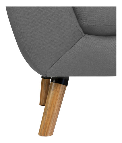Sofá De 3 Plazas Vara Gris Claro Këssa Muebles Diseño De La Tela Liso