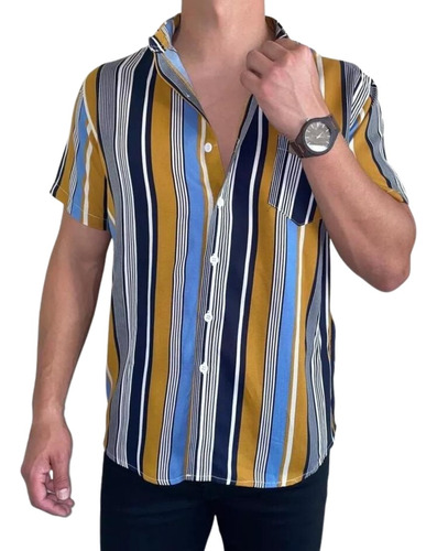 Camisa Slim Fit Guayabera Hombre. Diseño Y Calidad Premium.