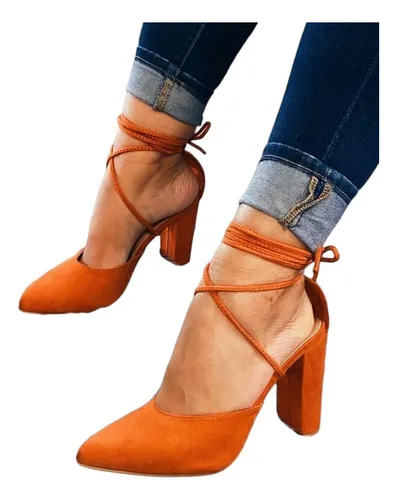 Sapato de store amarrar feminino