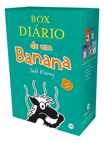 Box Diário de Um Banana 5 Volumes (do 11 Ao 15) 1ª Edição — R$ 184,92 em Mercado Livre, 40% OFF