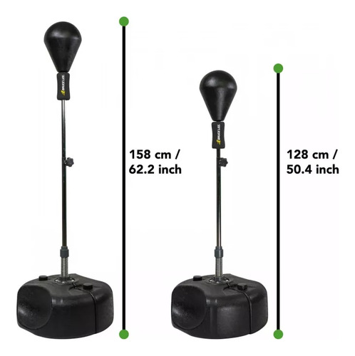 Puching Ball De Pie Proyec Negro Paseo Sports Negro