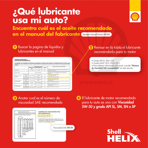 Aceite De Motor Shell Helix Ultra Ect C2/c3 0w30 4 Lt