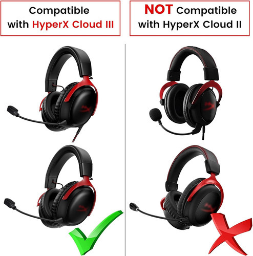 Weishan Mic Compatible Con Hyperx Cloud Iii/cloud 3 Gami...