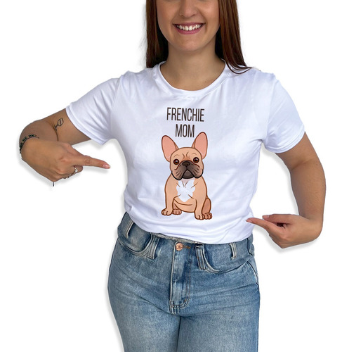 Camiseta Mujer Frenchie Mom