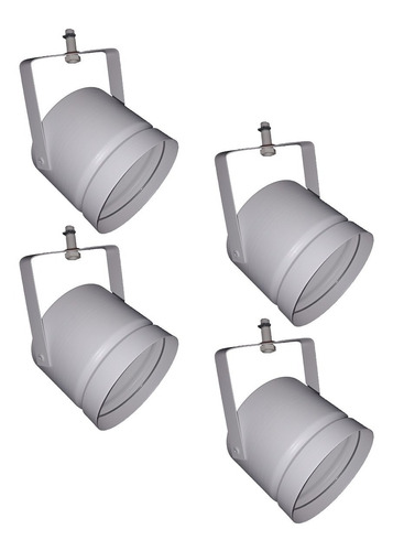 Pack X4 Spot Cabezal Ar111 Con Aro Y Conector Gu10