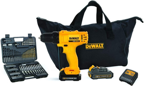 Taladro Atornillador Dewalt Dcd700c2a-b2 + 109 Accesorios