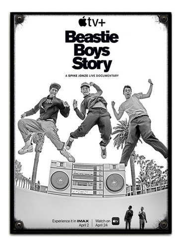 #722 - Cuadro Decorativo Vintage - Beastie Boys Rap Poster