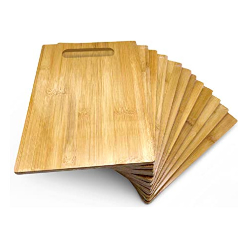 Tablas De Cortar De Bambú Granel Sin Diseño (set De 1...