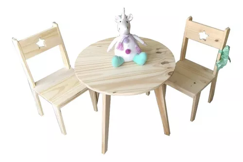 Sillita Silla Para Nenes En Pino Al Natural Niños