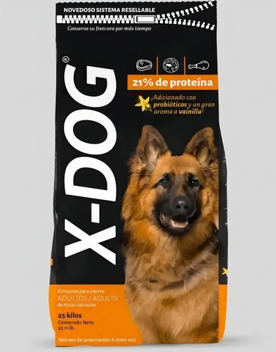 X Dog 25kg Alimento Para Perro