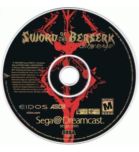 Sword Of The Berserk: Guts' Rage - Dreamcast