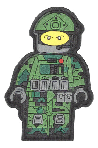 Parche Militar Tactico Lego Soldado Airsoft