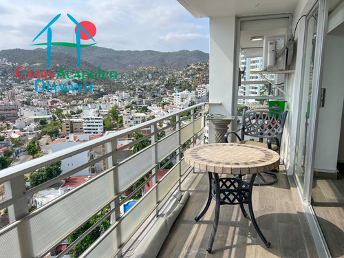 Cad Sol Y Mar B 1002. Departamento En Piso Alto Con Terraza, Vista A La Ciudad Y Excelente Ventilación