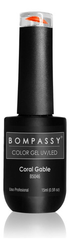 Bompassy Gel Color Uv/led Cabina 15ml Color Coral Gable