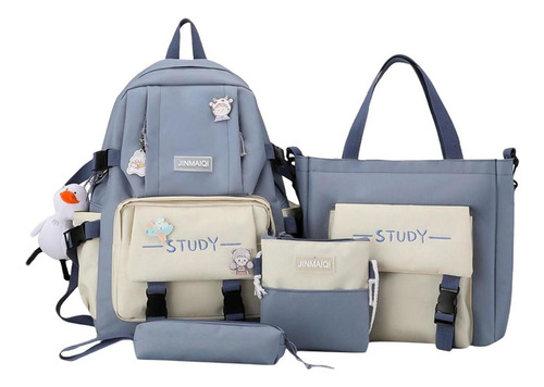 4 Unids/set Adolescentes Estudiante Mujeres Niñas Lona Tote