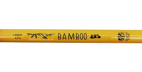Imagem 4 de 8 de Vara Pesca Bamboo Telescópica 3 Metros 41% Carbono Albatroz