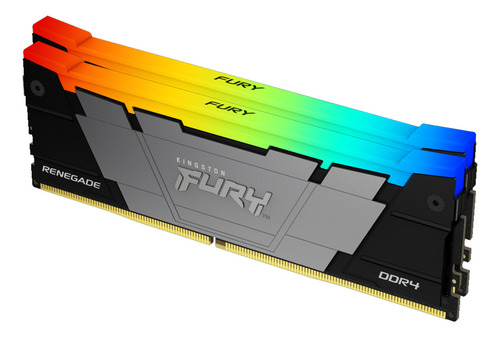 Memória RAM para PC Gamer DDR4 3200MHz 32GB (2x16GB) CL16 Kingston Fury Renegade RGB KF432C16RB12AK2/32 Udimm