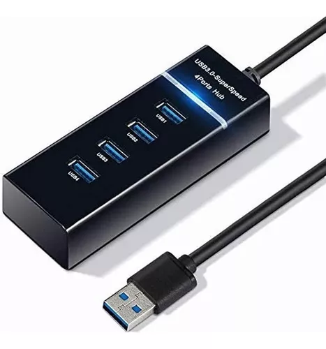 HUB USB -C USB CON 1 PUERTO USB-C Y 3 PUERTOS USB-A (SUPERSPEED DE