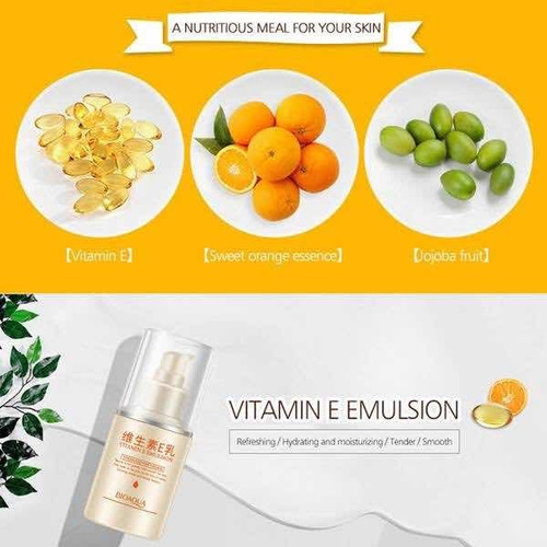 Crema Emulsión Bioaqua Con Vitamina E Humectante 100 Ml
