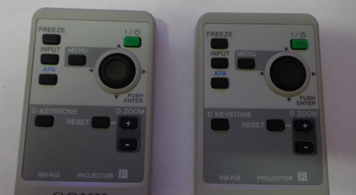 Controle Remoto Sony Projetor Rm-pj2 - Usado - Funcionando (Usado)