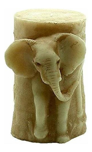 Molde De Cera De Vela De Silicona 3d Con Diseño De Elefante