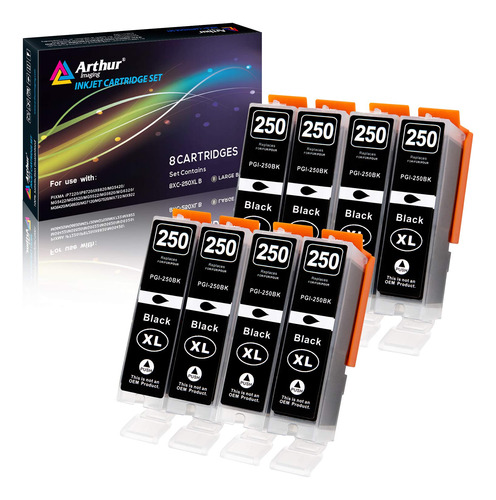 Arthur Imaging 250xl - Cartucho De Tinta Compatible Con Can.