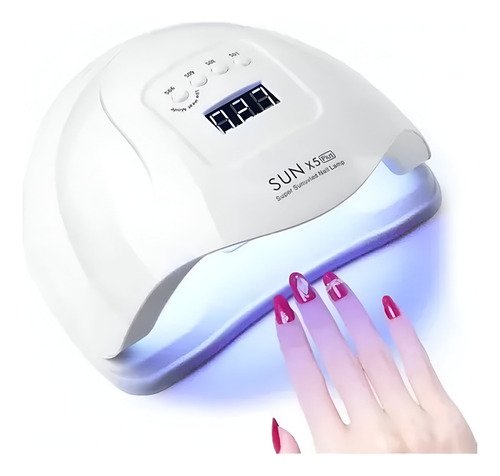 Lampara De Uñas Led Uv 80w Profesional Secador Con Pantalla