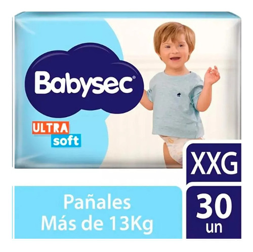 Pañales Babysec Ultra Soft  Xxg X 30 Unidades