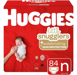 Huggies Little Snugglers Pa?ales Tama?o Recien Nacido 84 C