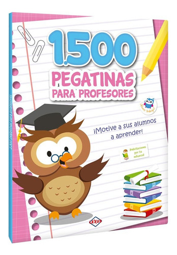 1500 Pegatinas Stickers Para Profesores - Formato Libro