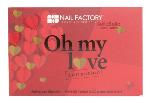 Colección Oh My Love Nail Factory 4 Frascos.