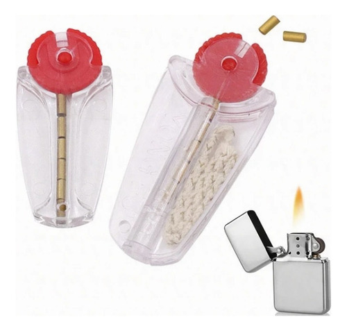 Kit Encendedo Mechero Tipo Zippo Mecha 7 Piedras 3 Unidades