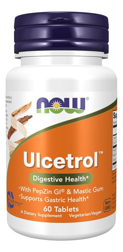 Ulcetrol Now Foods Protección Natural Mucosa Gástrica X60cap