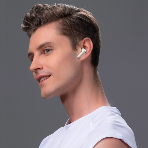Imagen 10 de 11 de Auriculares in-ear gamer inalámbricos Soundpeats TWS TrueAir 2 white con luz LED