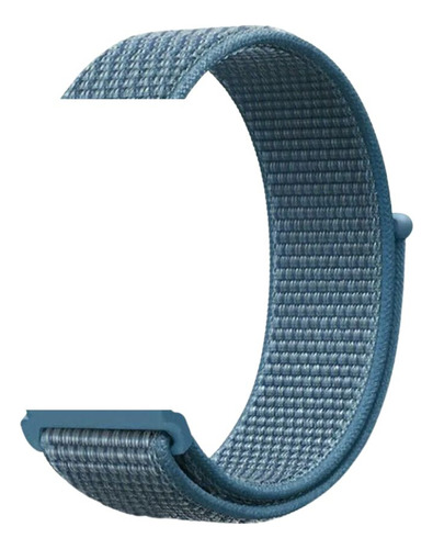 Pulseira Nylon Bight Compatível Com Microwear-u9 Ultra 9 Cor Azul cape Cod