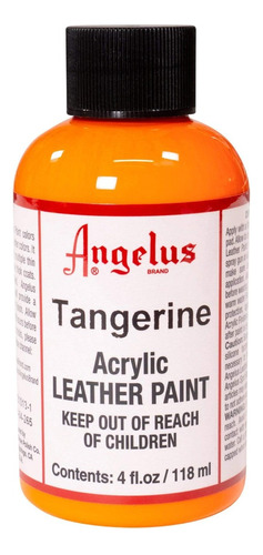 Pintura Acrílica Angelus 4 Oz ( 1 Pieza ) Color Tangerine