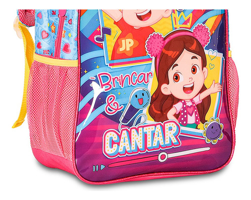 Mochila Maria Clara E Jp Brincar E Cantar Lancheira E Estojo