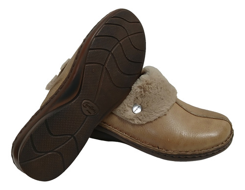 Zueco Mujer Cuero Cavatini 1654