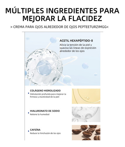 L Crema Hidratante For Ojos Con Péptidos De Colágeno