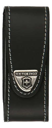 Victorinox Funda De Piel Para Herramientas De 111 Mm, Negra Color Negro