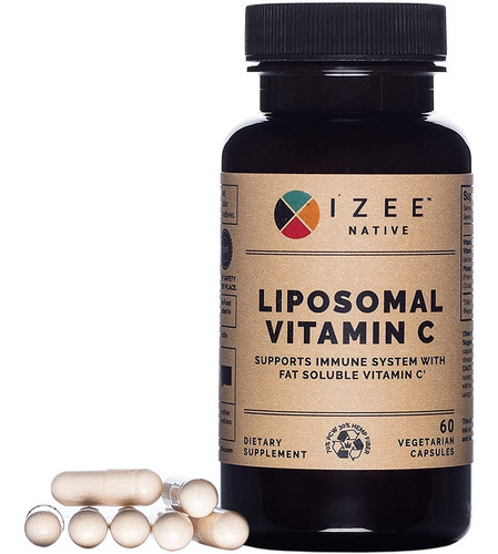 Izee Native Liposomal Vitamina C Suplemento - Apoya El Siste