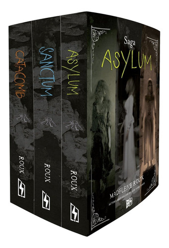 Pack Asylum + Sanctum + Catacomb, de Madeleine Roux. Asylum, vol. 0.0. Editorial V&R, tapa blanda, edición 1.0 en español, 2016