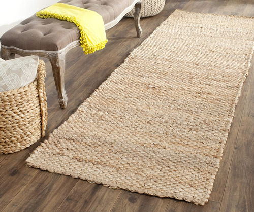 Alfombra Area Yute Natural Tejido Mano Safavieh Nf459a Fibra