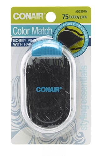 Conair Color Match Bobby Pins, Negro