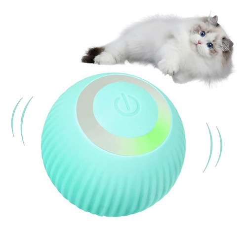 Pelota Para Gatos Interactiva Con Movimiento Recargable