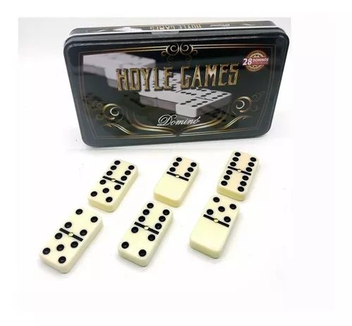 Jogo de Domino 12 mm na lata - Hoyle - Jogo de Dominó, Dama e